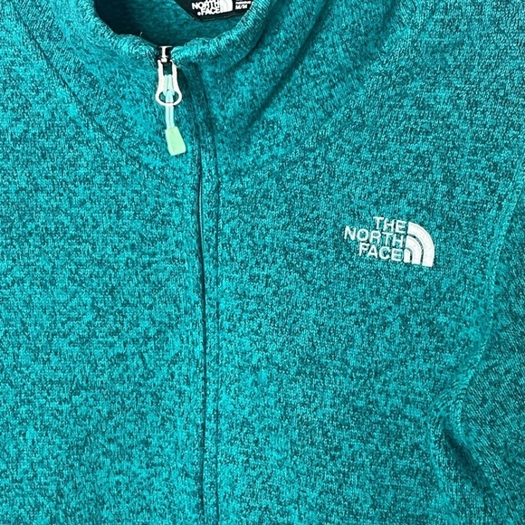 The North Face Teal / Gray Jacket Sz Medium - Picture 2 of 7